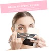 Baluue 2pcs Eyebrow Ruler Stainless Steel Brow Guide Template for
