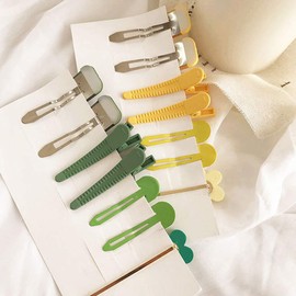 7Pcs Sweet Flower Women Girl Barrette Bobby Pin Hairpin Hair Clips Clips and Barrettes Decoration Elegant Gifts Hair Clips (Pink)