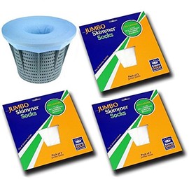 Skimmer Socks Mega Aussie Gold - Extra Large 5 Filter Socks Pack - Filter Saver