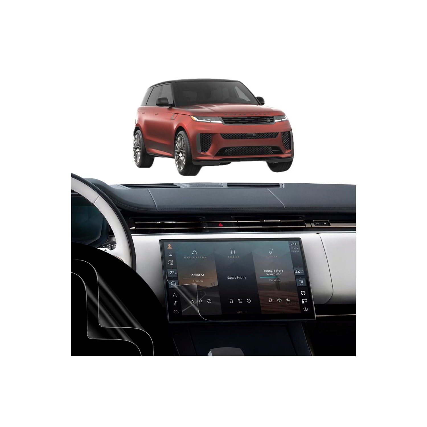 Artemis Shields 2025 Range Rover Sport Dynamic SE Screen Protector with ...