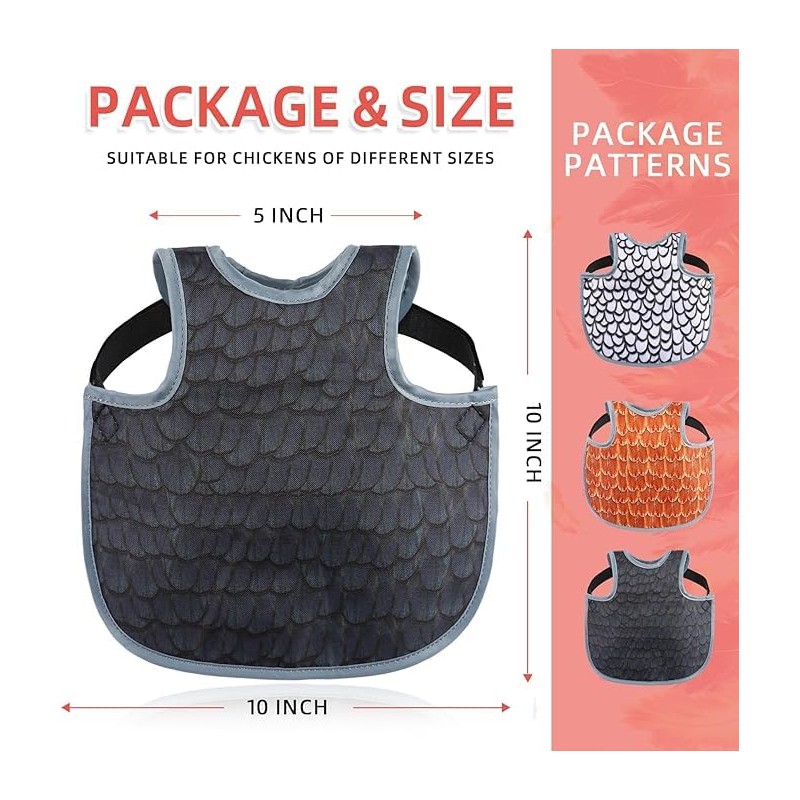 MYWSN Chicken Saddle for Hens - Back Protector, Apron, Sweater