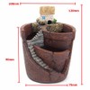 Plants Potted Resin Flower Pots Sweet House Fairy Garden Planter
