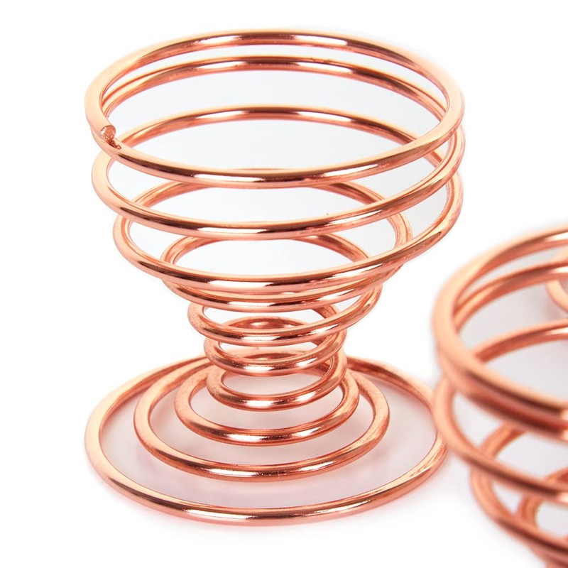 Apollo Copper Egg Cups Set6 WBX, 14x6x9.5