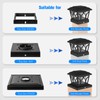VOLISUN Solar Post Cap Lights Outdoor 8Pack, with Edison LED