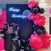 110pcs Hot Pink Balloons, 12inch Pink Latex Party Balloons, Helium
