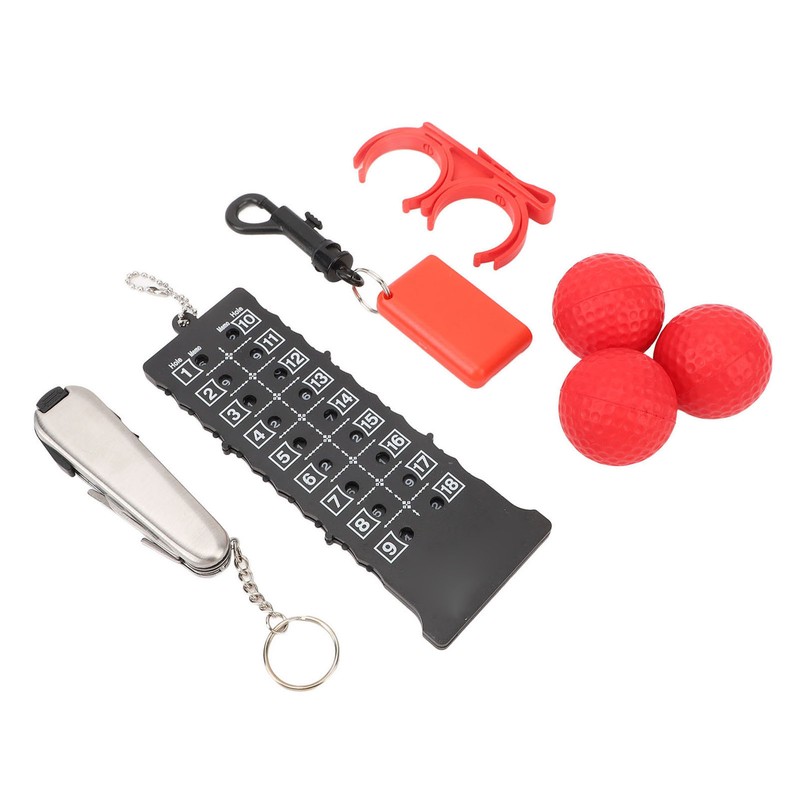 6 in 1 Golf Accessory Bag PU Leather with Tees