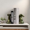 jinhuoba Decorative Bookends Chess Bookends, AENEOUS Heavy Book Ends Supports,