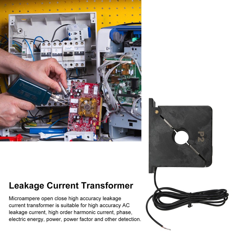ETCR022KU Microampere Clamp Shape Leakage Current Transformer for Oscilloscope Harmonic