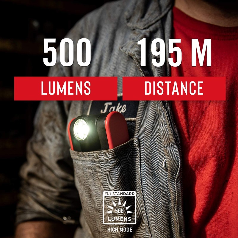 Coast PM200 500 Lumen ALKALINE-DUAL POWER LED Work Light with