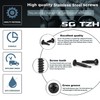 #8 x 2 Sheet Metal Screws 100Pcs 410 Stainless Steel