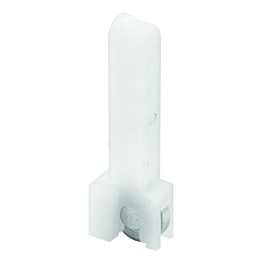 Prime-Line G 3076 Sliding Window Roller Assembly with 1/2 inch Flat Steel Wheel (2-pack) , White
