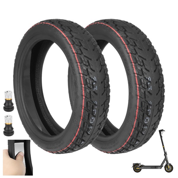 LUCK4U 60/65-6.9 Tubeless Tire with Valve with Built-in Live Glue