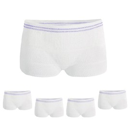 Leogony XL Large Net Pants for Incontinence Pads, Disposable Knickers Maternity for Daily Use (40x15cm)