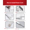 Shine Decor 3 Pack Power Cord for 10x10mm 3D Bend