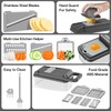 HomeHacks Vegetable Chopper Vegetable Cutter, 12 in 1 Kitchen Gadget,