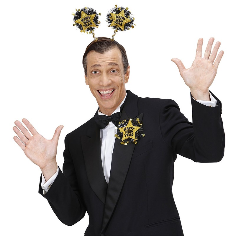 WIDMANN 7891G Brooch Happy New Year '