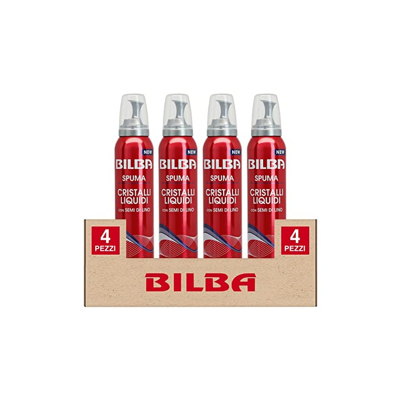 Bilba Spuma S/Lino C/Liquidi 200 M - [Pack of 4]