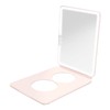 Vanity Planet Handheld Makeup Mirror with Lights, Pose 2.0 (Blush)
