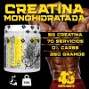 Creatina Monohidratada 350g 70 Servicios Sin Sabor 43 Suppl.