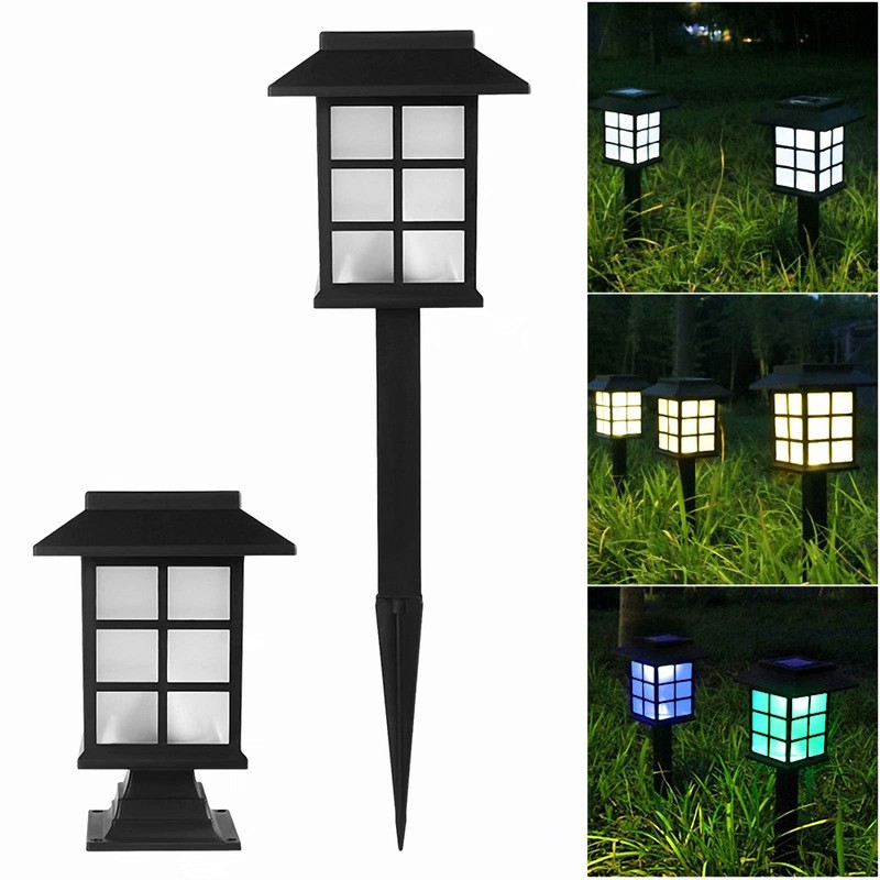 Paquete de 2 luces solares 2 en 1 grandes para
