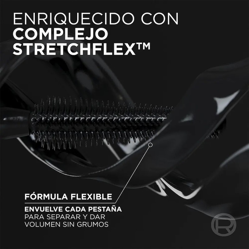 LOréal Paris Panorama Máscara de Pestañas Para Mayor Volumen, Negro
