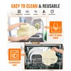 2-PCS Air Fryer Heat Resistant Mat & Splatter Shield for