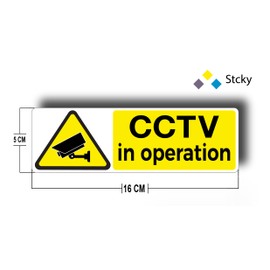 stick4safety stcky CCTV in Operations 15 x 5 cm (Pack of 05)
