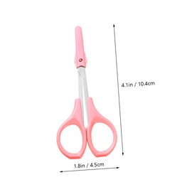 Beavorty Stainless Steel Beauty Scissors Set Nose Eyebrow Lash Professional Scissors for Home Salon Use