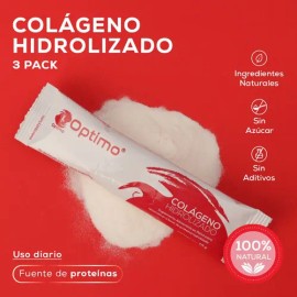 3 Colageno Hidrolizado Puro Soyoptimo Hydrolyzed Collagen                                                                                             