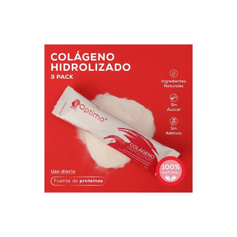 3 Colageno Hidrolizado Puro Soyoptimo Hydrolyzed Collagen