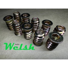Welsh Audio M6x20mm Threaded Inserts (pack of 10)