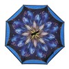 Parquet Blue Feather Double Layer Inverted Umbrellas - C Shaped
