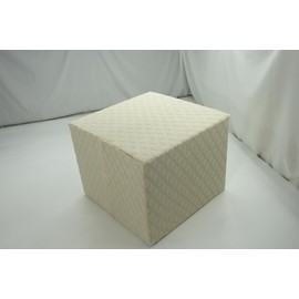 ZeugLung Square Ottoman Cover, Small Ottoman Slipcover, Footstool Cover, Stretch Cube Footrest Ottoman Cover