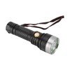 LED Flashlight 2 Levels High Brightness SST40 Wick White Light
