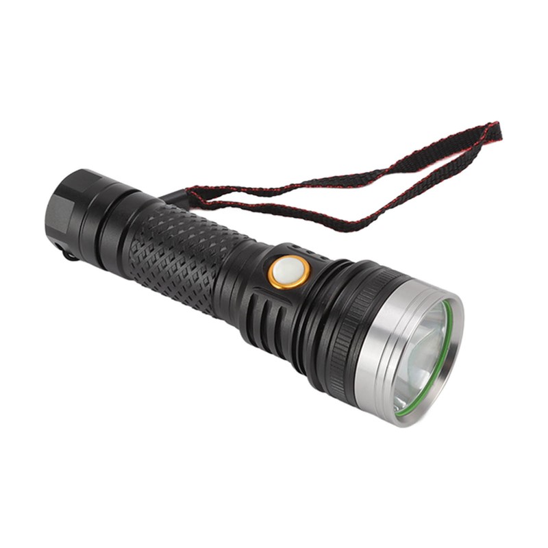 LED Flashlight 2 Levels High Brightness SST40 Wick White Light
