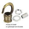 sourcing map Alloy Ceiling Hook Fixtures Accessories 22mmx28mm for Chandelier