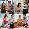 FlowFly Lunch Bag for Women Insulated Lunch Box Corduroy Lunch
