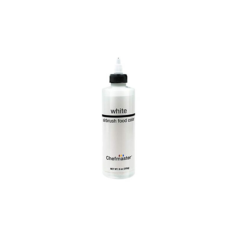 Chefmaster Airbrush Spray Food Color, 9-Ounce, White