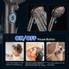 Cobbe ORB High Pressure Shower Head with Built-in Pause Button