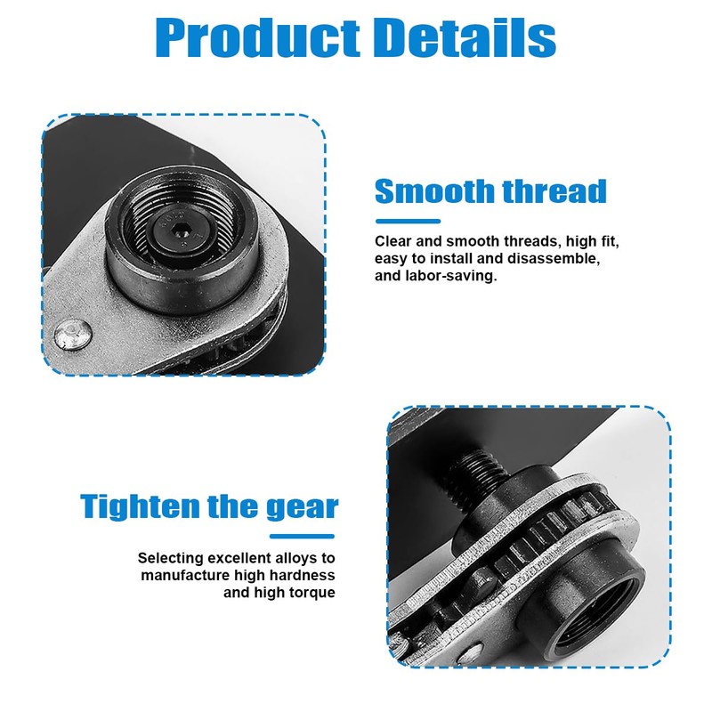 Adunsiaoto Brake Caliper Ratchet Tool, Brake Caliper Compression Tool, Car