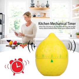 Lemon Kitchen Timer, Cute Manual Kitchen Timers for Cooking Lemon Cooking Timers for Kitchen with Alarm Cooking Timers for Kitchen for Home Cooking
