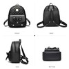 NICOLE & DORIS Backpack Women's Small Backpack and Handbag 3-Piece