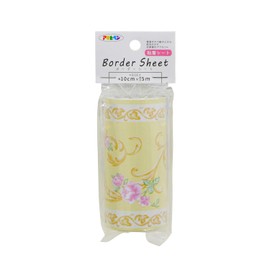 Asahipen K-03 Border Sheet, 3.9 inches (10 cm) x 16.4 ft (5 m), Yellow