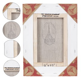 Creative Mark Paris Oil Primed Artists' Ultimate Stretched Linen Canvas - Premium Heavy Duty European Style Linen Canvas 3-Packs for Professional Artists, Oils, Archival Work & More! - 11x14"