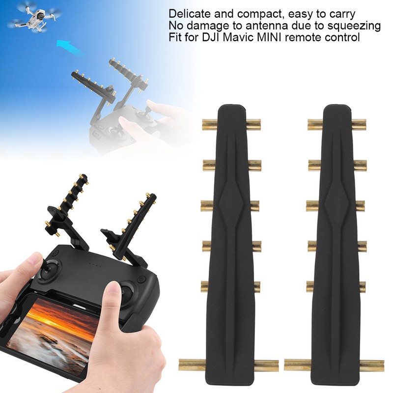 Pair Drone Signal Amplifier Remote Control Enhancer Antenna Range Extender