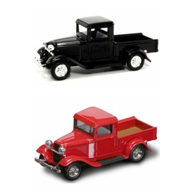 ModelToyCars 1934 FORD PICKUP TRUCK DIECAST CAR PACKAGE TWO 1/43 DIECAST CARS BY MODELTOYCARS