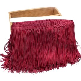 10 Metres 15 cm Silk Fringe Tassel Fringe Ribbon Cut Fringe Decorative Ribbon Decorative Ribbon Decorative Ribbon Dance Fringe Sewing Accessories for DIY Crafts Apparel Clothing, Costumes, Sewing,