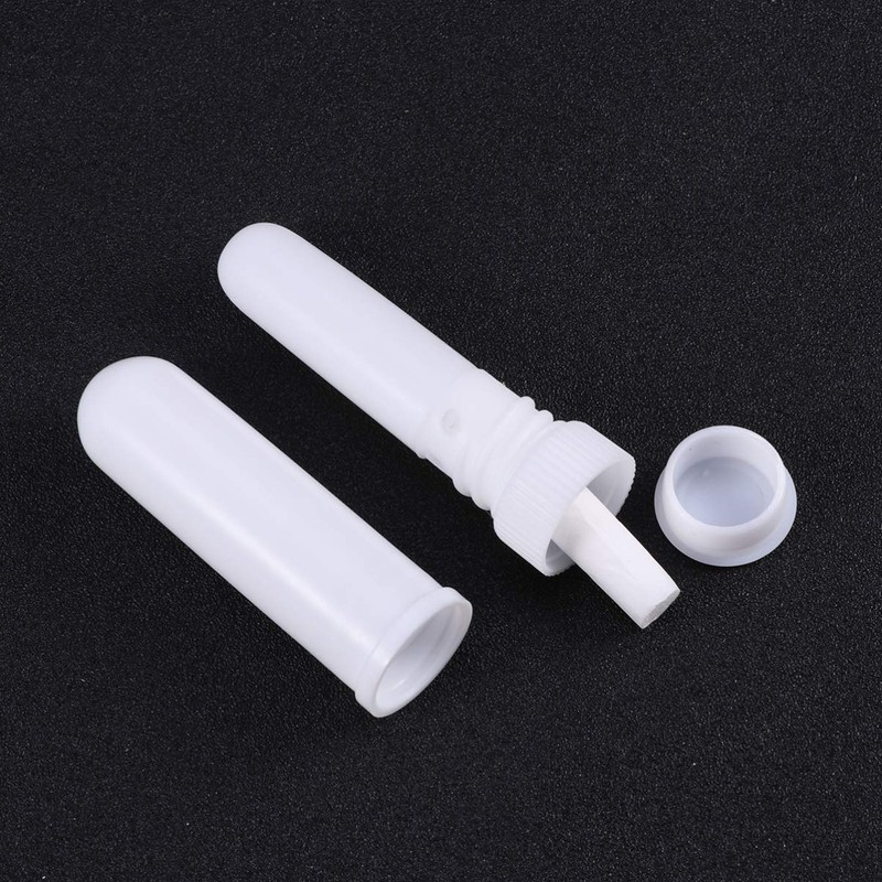24 Pcs Essential Oil Aromatherapy Inhaler Refillable Empty Nasal Inhaler