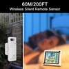 Digital Thermometer/Hygrometer, Indoor, Outdoor Sensor Included, LCD Large Screen, Color