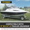 Boat Trailer Winch Post with Roller Compatible with 3" W
